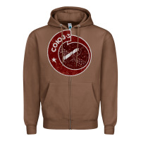 Chestnut soyuz 3 space program Zipper Hoodie - tuanDangUi
