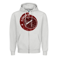 Dove Grey soyuz 3 space program Zipper Hoodie - tuanDangUi