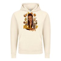 Vintage Artic Fall vibes afro woman Vintage Hoodie - NancyCooperArtShop