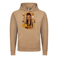 Vintage Coffee Fall vibes afro woman Vintage Hoodie - NancyCooperArtShop