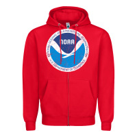 Red noaa vintage design Zipper Hoodie - tuanDangUi