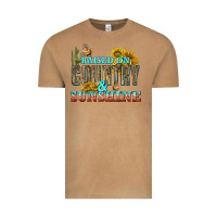 Vintage Camel Raised on Country and Sunshine Vintage Tee - texasbilliewilder