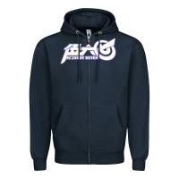 Navy scissor epic seven Zipper Hoodie - tuanDangUi