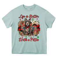 Arona Christmas life is better with a pittie Heavy Core Tee - JahusDesignShop