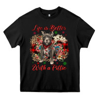 Black Christmas life is better with a pittie Heavy Core Tee - JahusDesignShop