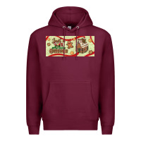 Burgundy just a girl who loves christmas Premium Hoodie - BundleAndBundleShop