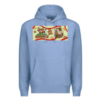 Colony Blue just a girl who loves christmas Premium Hoodie - BundleAndBundleShop