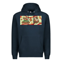 Navy just a girl who loves christmas Premium Hoodie - BundleAndBundleShop