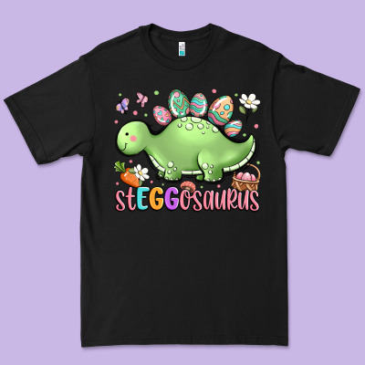 Easter Stegosaurus Delight Premium Tee Designed By Lillyallendesigns