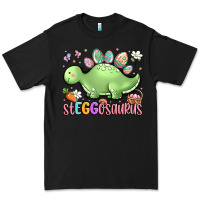 Black easter stegosaurus delight Premium Tee - LillyAllenDesigns