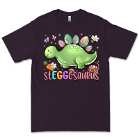 Plum easter stegosaurus delight Premium Tee - LillyAllenDesigns