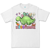White easter stegosaurus delight Premium Tee - LillyAllenDesigns