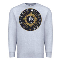 Heather Grey ignatius of loyola society of jesus Premium Sweatshirt - tuanDangUi