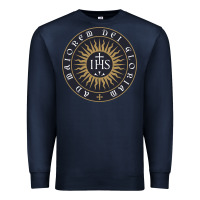 Navy ignatius of loyola society of jesus Premium Sweatshirt - tuanDangUi