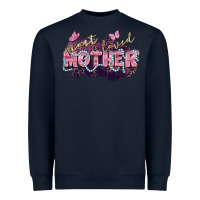 Navy Most loved mother Mother's Day Heavyweight Sweatshirt - FaDigitalArtStudio