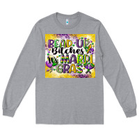 Heather Grey bead up bitches Long Sleeve Tee - CowGirlArtShop