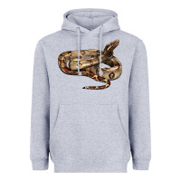 Heather Grey red tail boa snake Heavyweight Hoodie - LillyAllenDesigns