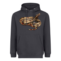 Red Tail Boa Snake Heavyweight Hoodie | Teevron