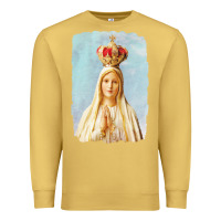 Antique Gold our lady of fatima Premium Sweatshirt - tuanDangUi