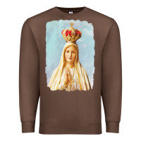 Chestnut our lady of fatima Premium Sweatshirt - tuanDangUi