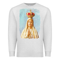 Oatmeal Heather our lady of fatima Premium Sweatshirt - tuanDangUi