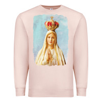 Pale Pink our lady of fatima Premium Sweatshirt - tuanDangUi