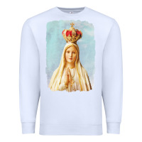 White our lady of fatima Premium Sweatshirt - tuanDangUi