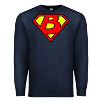Navy super b Premium Sweatshirt - tuanDangUi