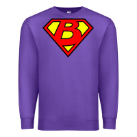 Purple super b Premium Sweatshirt - tuanDangUi