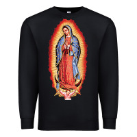 Black our lady of guadalupe virgin mary Premium Sweatshirt - tuanDangUi