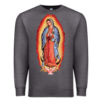 Charcoal Heather our lady of guadalupe virgin mary Premium Sweatshirt - tuanDangUi