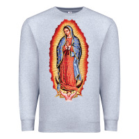 Heather Grey our lady of guadalupe virgin mary Premium Sweatshirt - tuanDangUi
