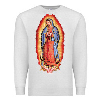 Oatmeal Heather our lady of guadalupe virgin mary Premium Sweatshirt - tuanDangUi