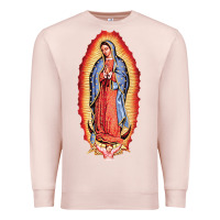 Pale Pink our lady of guadalupe virgin mary Premium Sweatshirt - tuanDangUi