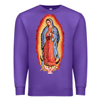 Purple our lady of guadalupe virgin mary Premium Sweatshirt - tuanDangUi