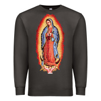 Smoke our lady of guadalupe virgin mary Premium Sweatshirt - tuanDangUi