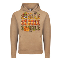 Vintage Coffee Gobble gobble turkey Thanksgiving Vintage Hoodie - NancyCooperArtShop