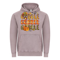 Vintage Zinc Gobble gobble turkey Thanksgiving Vintage Hoodie - NancyCooperArtShop