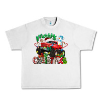 Lunar Rock merry christmas monster truck Urban Heavy Tee - texasbilliewilder