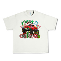 Merry Christmas Monster Truck Urban Heavy Tee | Teevron