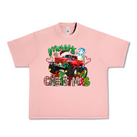 Salmon merry christmas monster truck Urban Heavy Tee - texasbilliewilder
