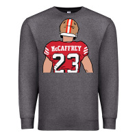 Charcoal Heather christian mccaffrey back to Premium Sweatshirt - tuanDangUi