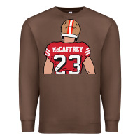 Chestnut christian mccaffrey back to Premium Sweatshirt - tuanDangUi