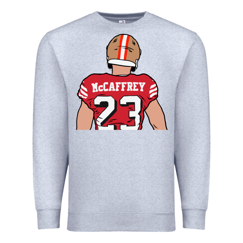 Christian Mccaffrey Back To Premium Sweatshirt by tuanDangUi | Teevron