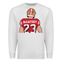 Oatmeal Heather christian mccaffrey back to Premium Sweatshirt - tuanDangUi