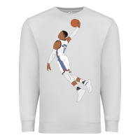 Dove Grey russell westbrook dunk Premium Sweatshirt - tuanDangUi