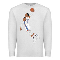 Oatmeal Heather russell westbrook dunk Premium Sweatshirt - tuanDangUi