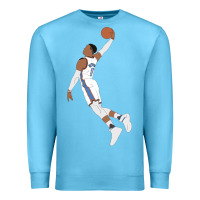 Ocean Blue russell westbrook dunk Premium Sweatshirt - tuanDangUi