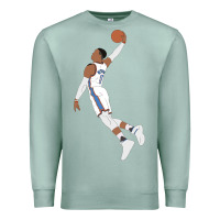 Seafoam russell westbrook dunk Premium Sweatshirt - tuanDangUi