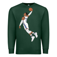 Sports Green russell westbrook dunk Premium Sweatshirt - tuanDangUi